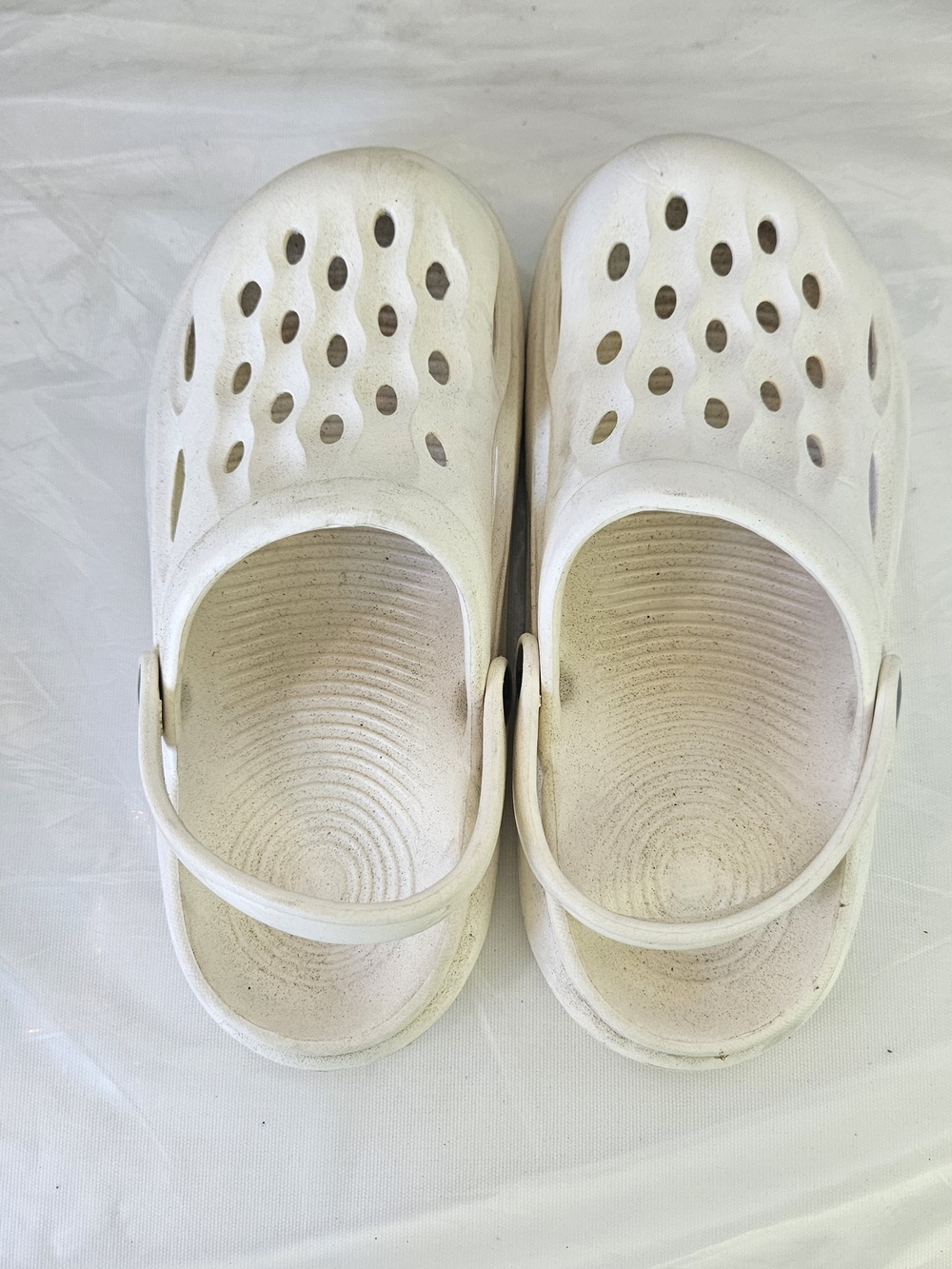 Kids White Comfort Clog Sandals